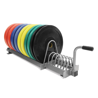150kg Olympic Training Discs & Rack